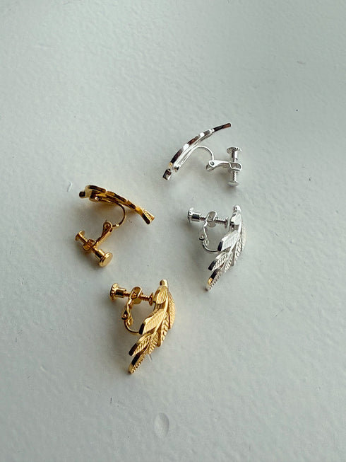 leaf pierce/earring